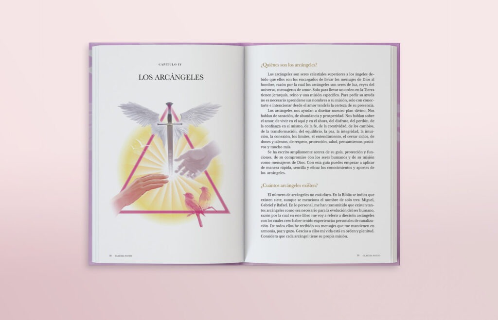 Ilustracion de capitulo Los arcangeles libro Angeles